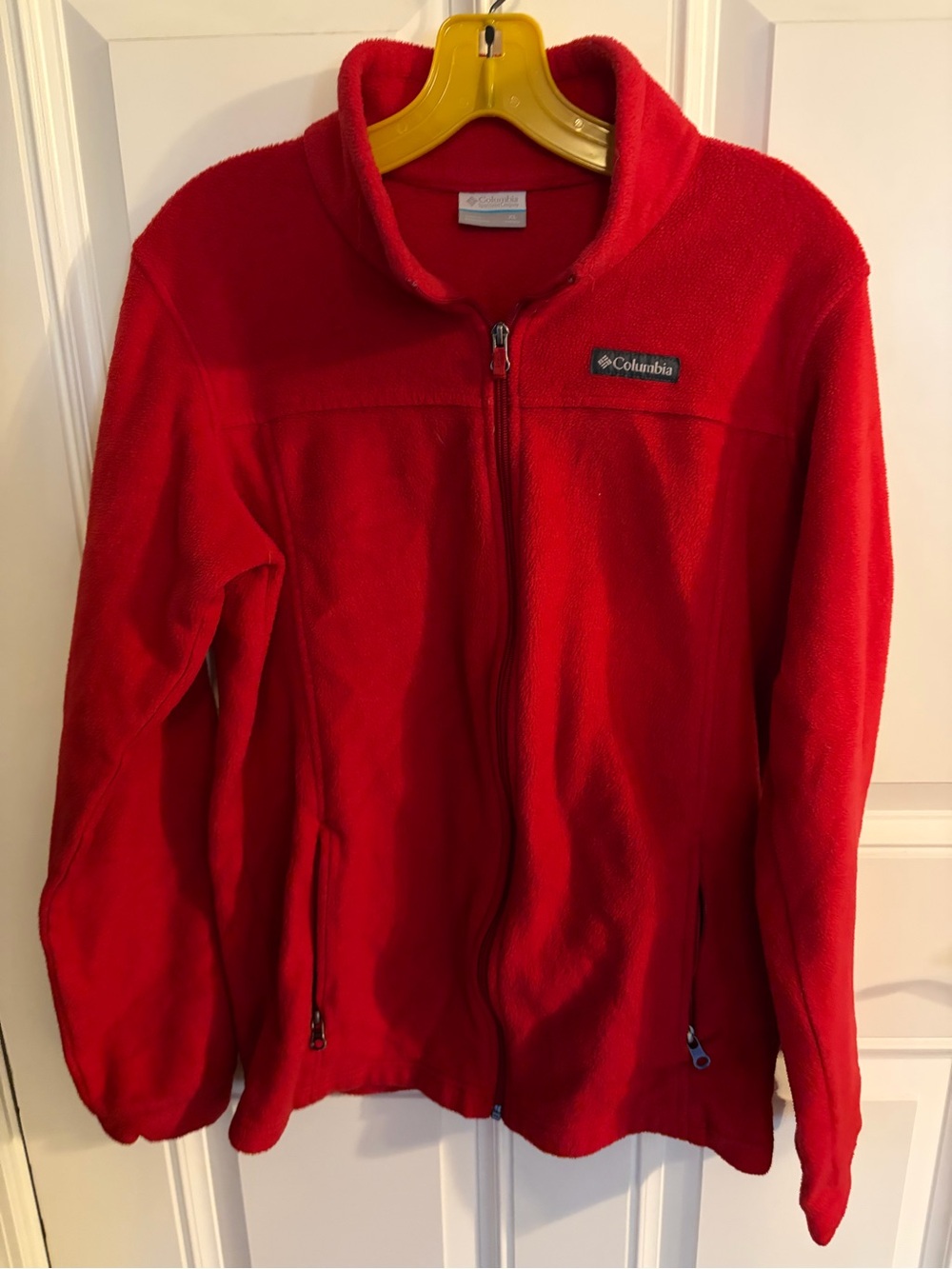 Columbia womans Red Fleece Jacket - Classic Full-Zip